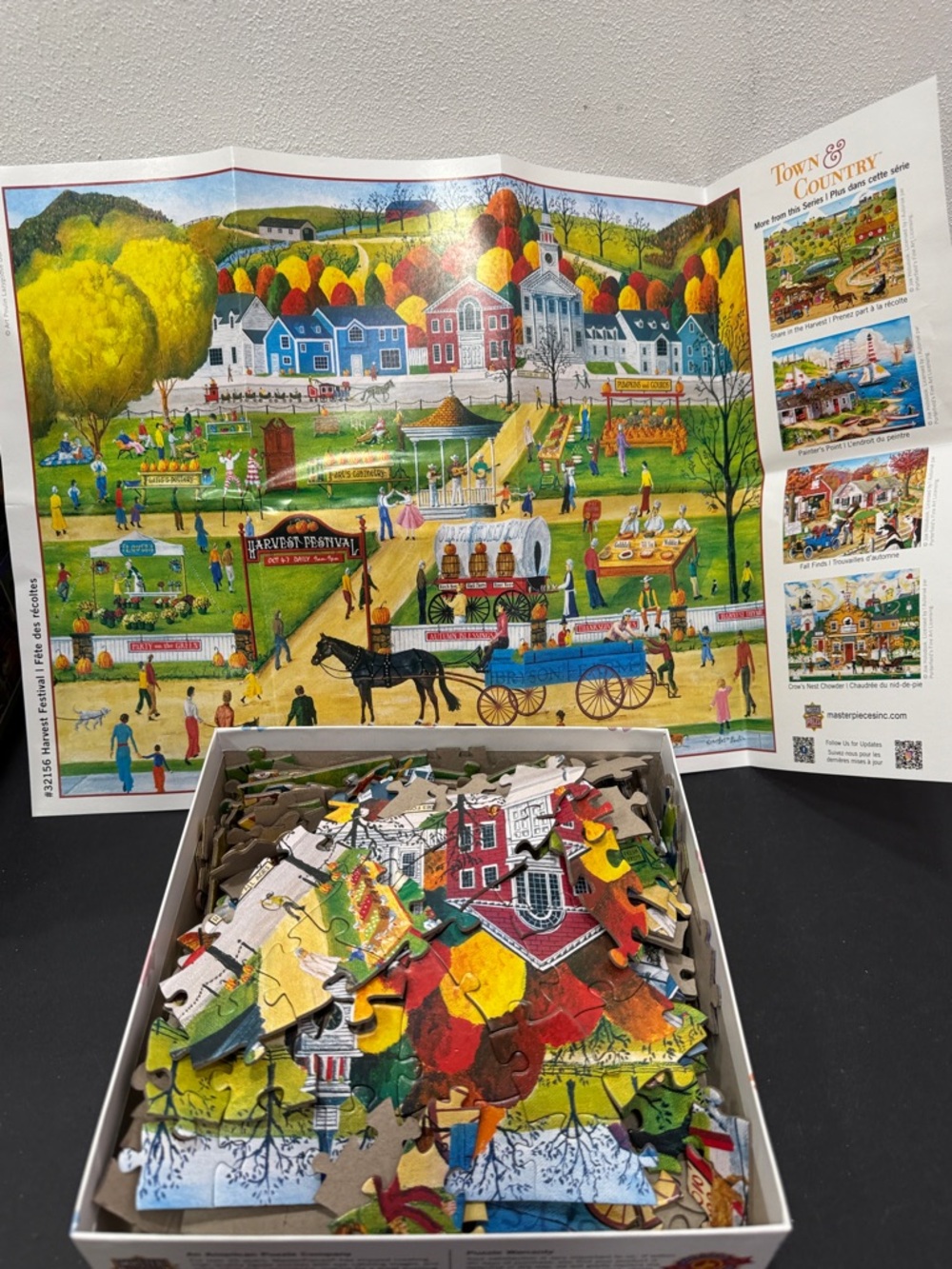 MasterPieces 300 Piece EZ Grip Jigsaw Puzzle Havest Festival SALE🔴3/$25🔴 - Picture 3 of 3